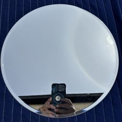Oval 14” Beveled Mirror 