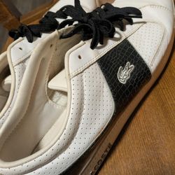 Lacoste white and black sneakers