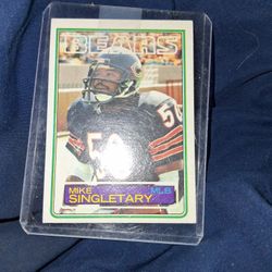 1983 Mike Singletary TOPPS Card