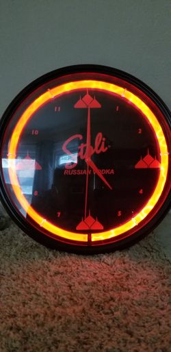 Awesome Stoli Plasma Clock