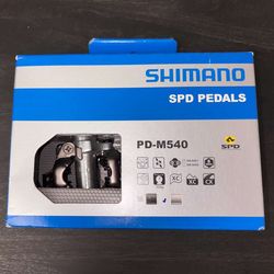 Shimano PD-M540 SPD Pedals (NEW)