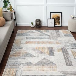 8/10 Modern Shapes Rug Carpet 