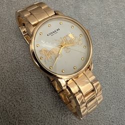 Gold Coach Watch Unisex NEW