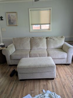 Sofa and ottoman