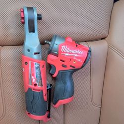 Milwaukee M12 ratchet and impact