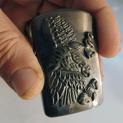 Vintage Ronson Refillable Lighter, Heavy Like Gun Metal