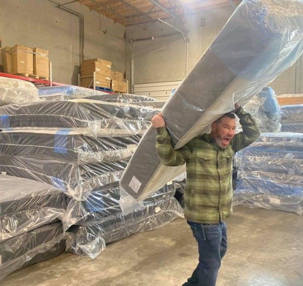 NEW King Mattress And Box Springs: 20 down takes it home!!
