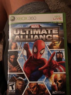 Xbox 360 marvel Ultimate Alliance video game