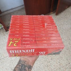 Lot Sealed Sony HF Maxell Audio Cassette + Hi8 8mm Video Tapes Blank Media 