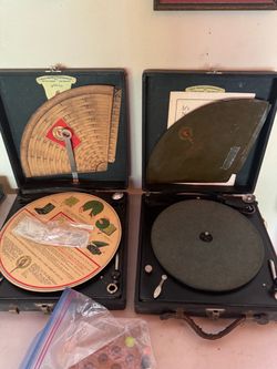 antique 1920s Polly Portable Phonograph