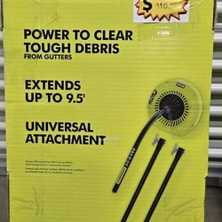 New Ryobi gutter blower attachment