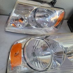 04-08 Ford F150 06-08 Lincoln Mark Lt Headlights Luces Micas Calaveras Faros Faroles