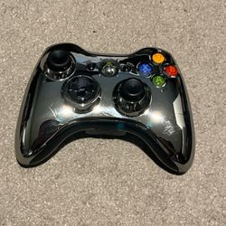 Xbox 360 Limited Edition Chrome Series Wireless Controller Silver Tested