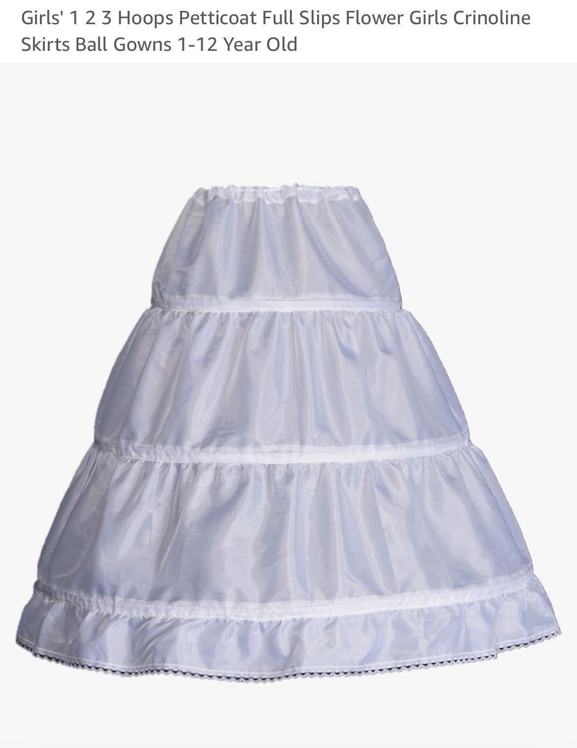 Fluffing Slip-Petticoat Wired slip For Child-5-12