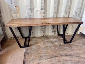 Table - Bench - Multi-Use - Sturdy Wood & Metal
