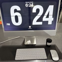 24-inch Silver iMac With 4.5K retina Display