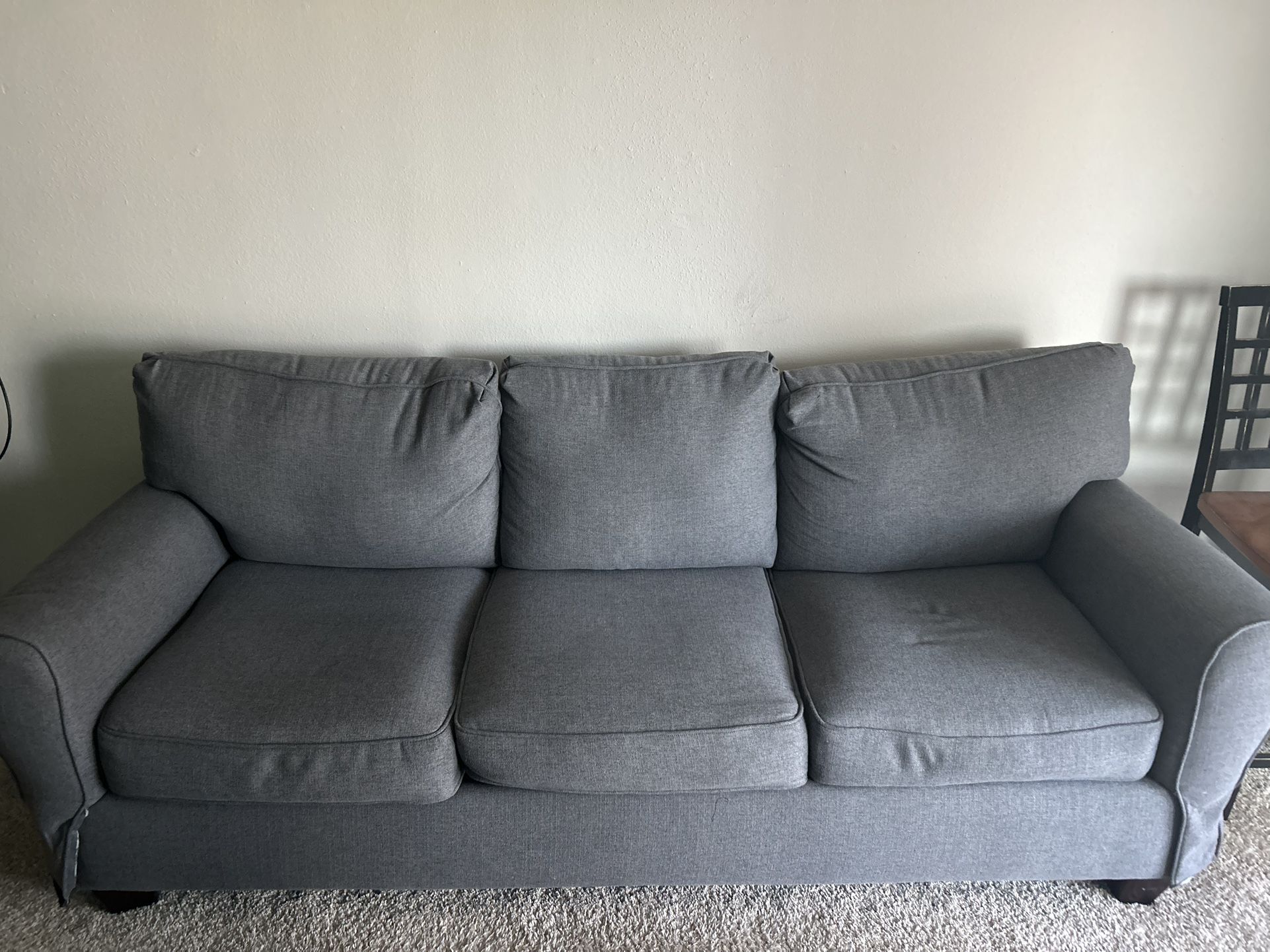 Gray Polyester Fabric Sofa