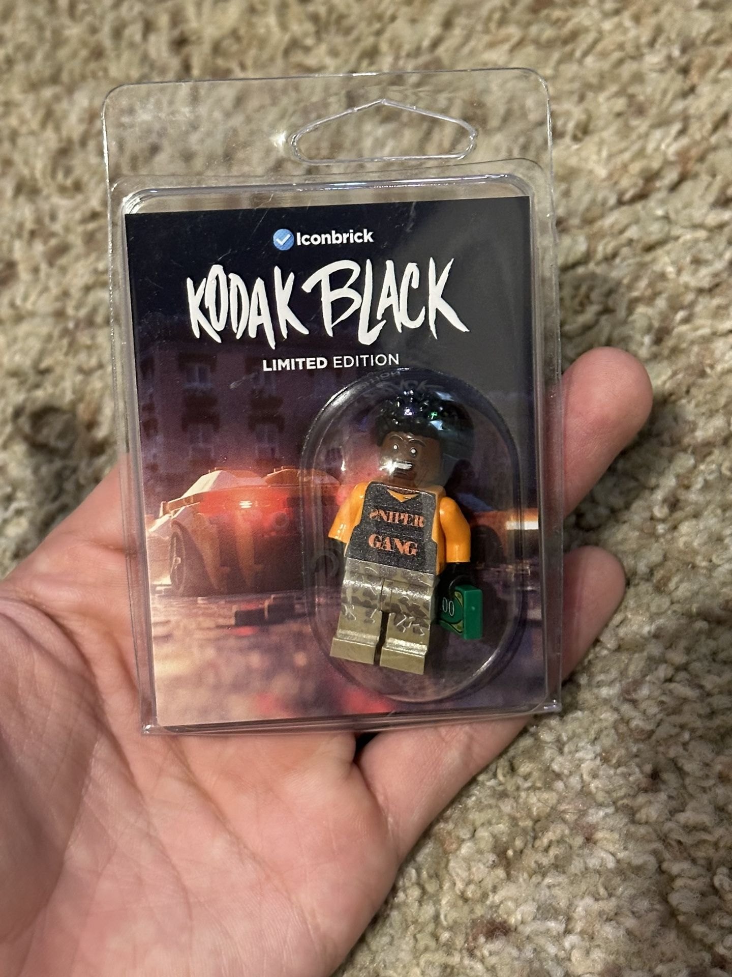 Kodak Black Rare Lego Minifig