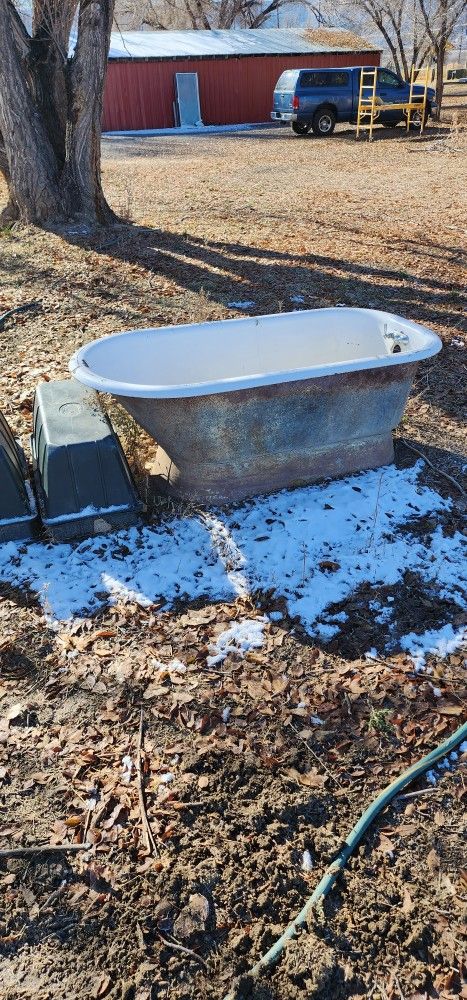 Vintage, Deep, Cast Iron Tub