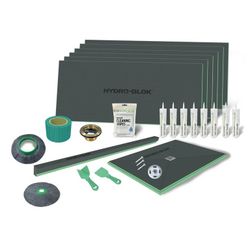 Hydro-Blok 36" x 48" Center Drain Shower Kit