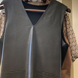 Men’s Leather Vest 