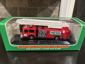 1999 Mini Hess Fire Truck Aerial Ladder