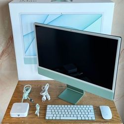 Apple MJV83LL/A iMac 24" Retina 4.5K M1 8GB 256GB SSD All-In-One Computer