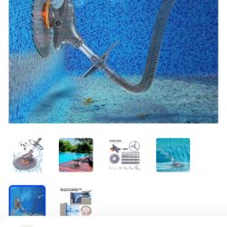 New in Box TACKLIFE Automatic mobile Suction Pool Cleaner 32ft Hose Pool 16 'x 32' zodiac barracuda