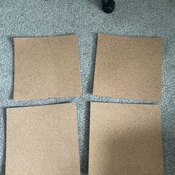 4 Cork Board Squares