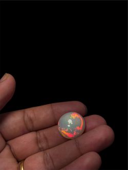 Natural Ethiopian Opal 20.12 Ct Round Cabochon – Certified IGTL