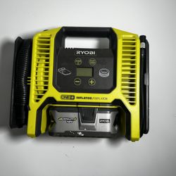 Ryobi P747 One+ 18V Dual Function Tire Inflator Deflator