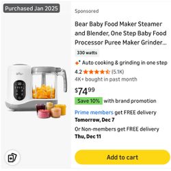 Baby Food Maker