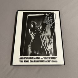 The Texas Chainsaw Massacre (2003) Andrew Bryniarski (Leatherface) Authentic Autographed 8x10 Framed Photo