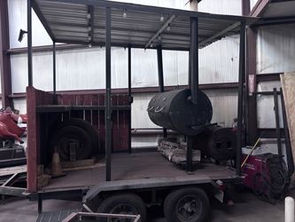 Smoker on trailer
