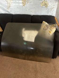 Plastic Office Chair Mat – 4’ x 4’ – $10