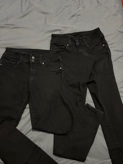 Black stretchy pants size 3