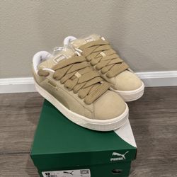 Puma Suede XL Putty Warm White Women’s Size 9 UK 6.5