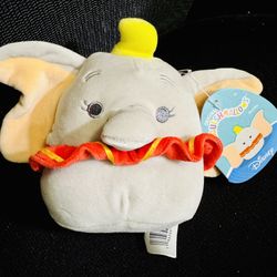 New with Tags: Squishmallows 5” Dumbo Plush Jazwares Kelly Toys 