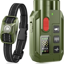 Dog Shock Collar with Remote – 3300ft Range, Waterproof & Rechargeable, Adjustable Beep, Shock, Vibration & Ultrasonic Modes, Dog Training Collar for 