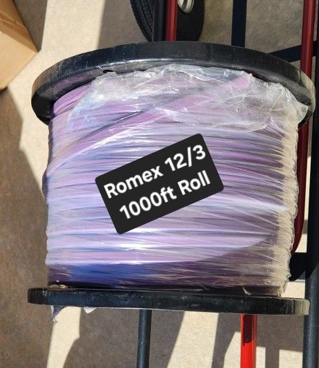 NEW Southwire 12/3 Romex - 1000ft Roll - 12 AWG NM-B Cable