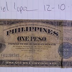 Numista › Banknotes › Philippines › Philippines
5 Pesos Victory; Central Bank