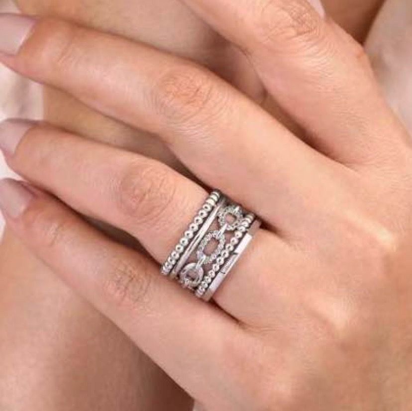 Sterling Silver Bujukan White Sapphire Ring, Size 7