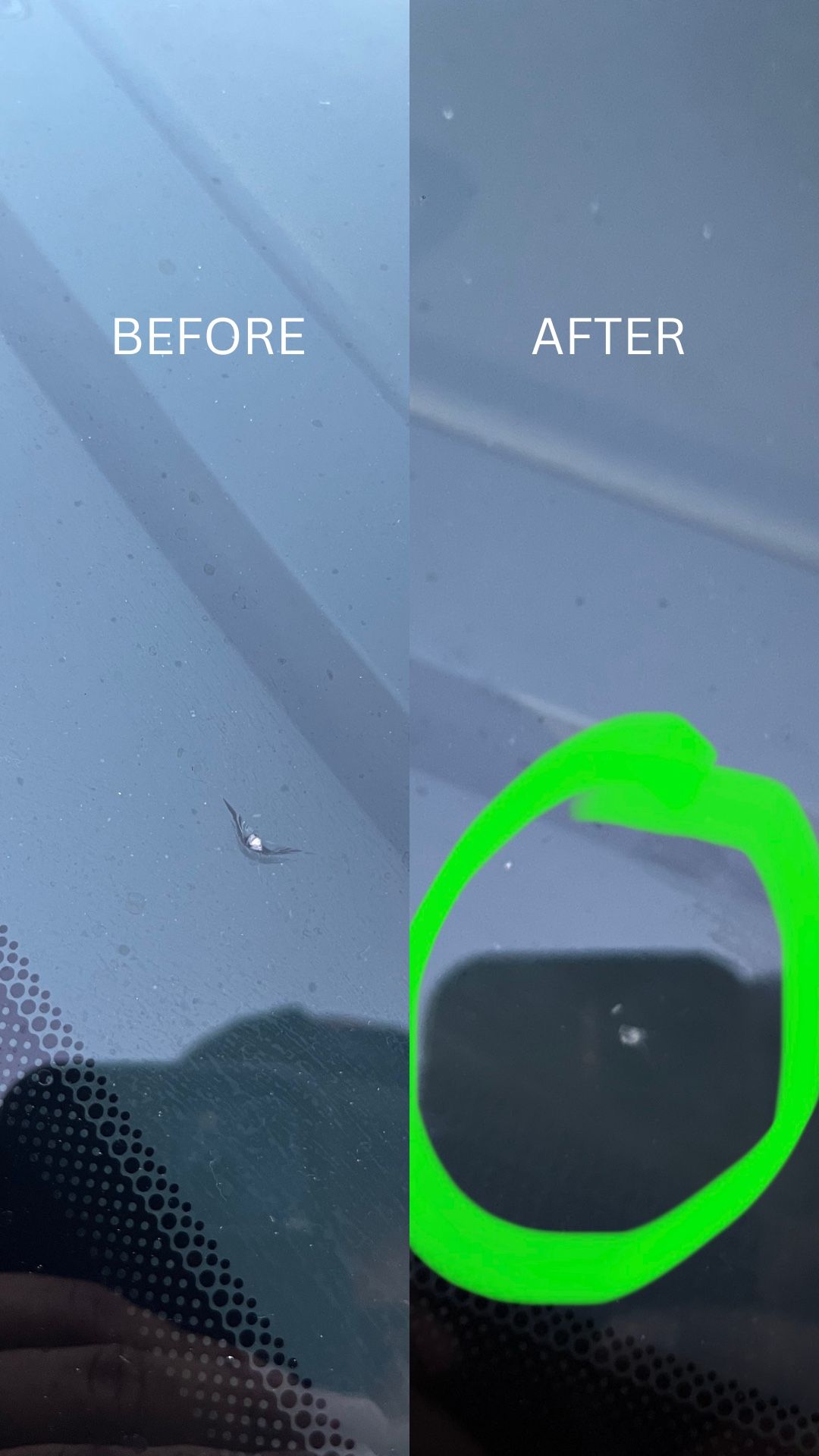 Windshield Rock Chip