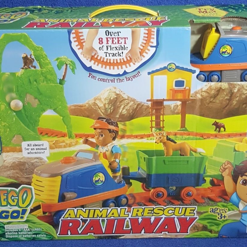 2008 Go Diego Go Animal Rescue Railway Track System (NEW)