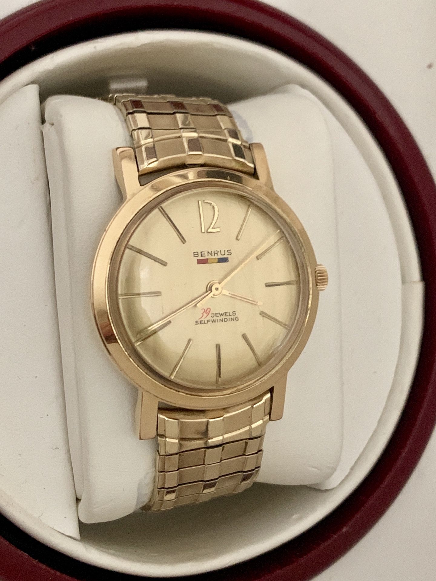 Vintage Benrus Watch - Automatic Benrus 39 Jewel #7001 Series Mens Watch