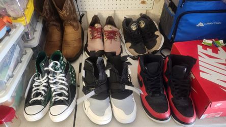 Men’s Size 13 Shoe Collection Nike Adidas Converse Ariat BUNDLE!!!