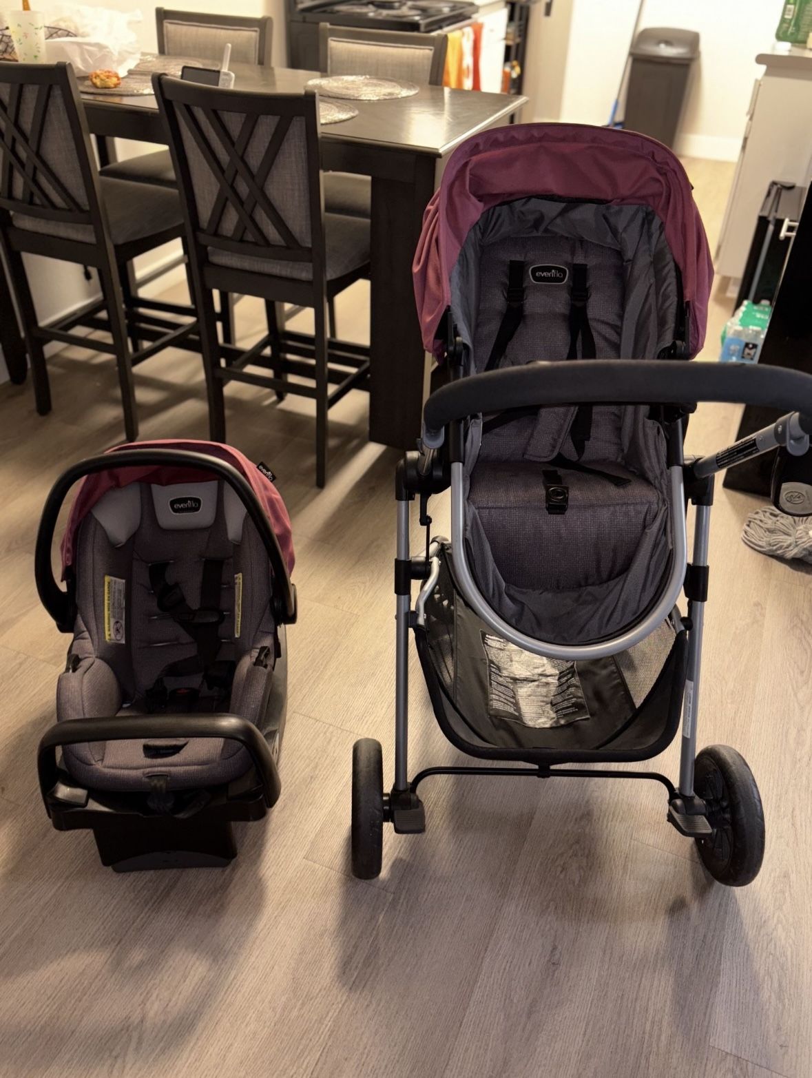 Stroller And Car Seat Set