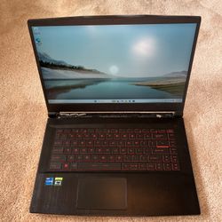 msi gf63 thin i7-11800H 16gb ram , rtx 3050 ti gaming laptop 