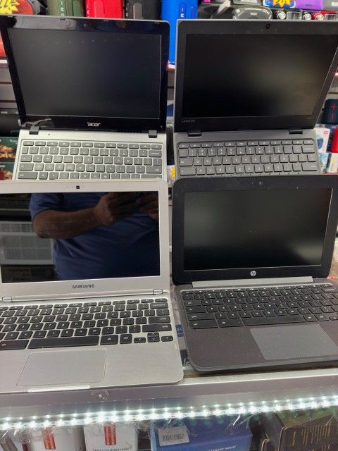 Chroombooks Dell Hp Samsung Lenovo. $69