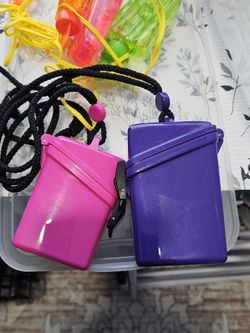 2 New, never used water protected sports case for cards, keys, etc. 